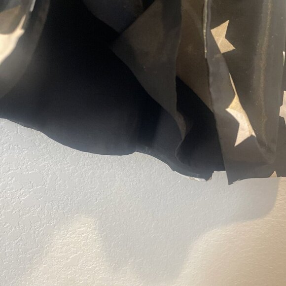 Gymboree Dress Girls 4 Black Gold Sparkle star Dress Christmas Wedding Lined - Picture 7 of 12